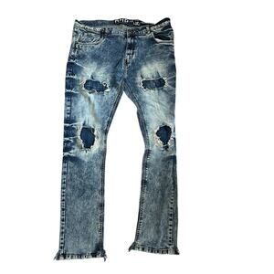 AHP Another Hype Piece Distressed Streetwear Mens Jeans 40